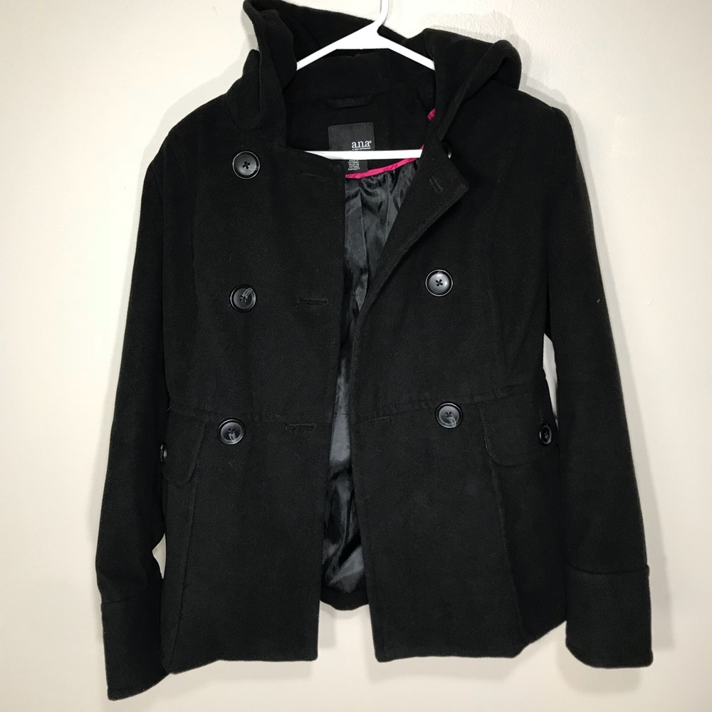 Women’s Black Pea Coat